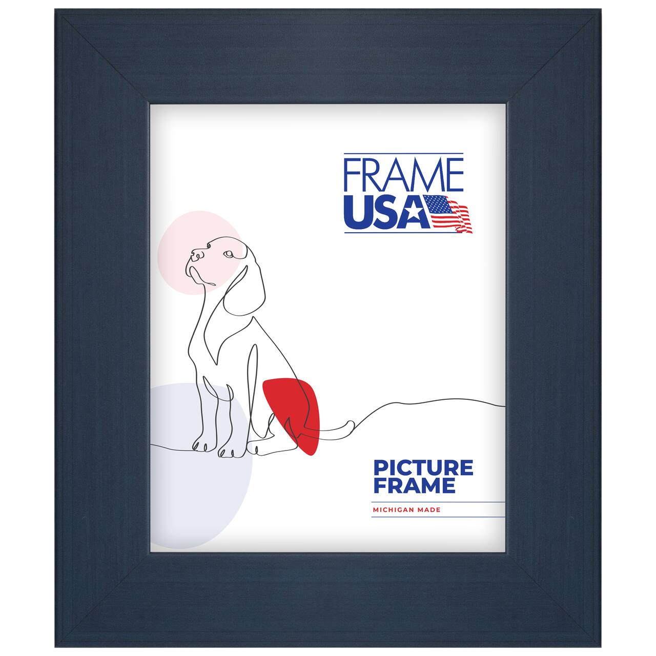 Frame USA Colori Large Blue Single Image Picture Frame